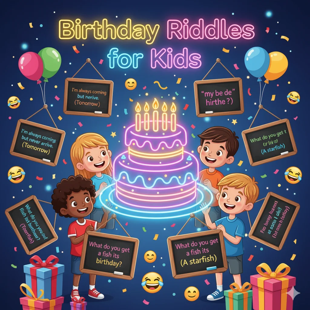 Birthday Riddles for Kids