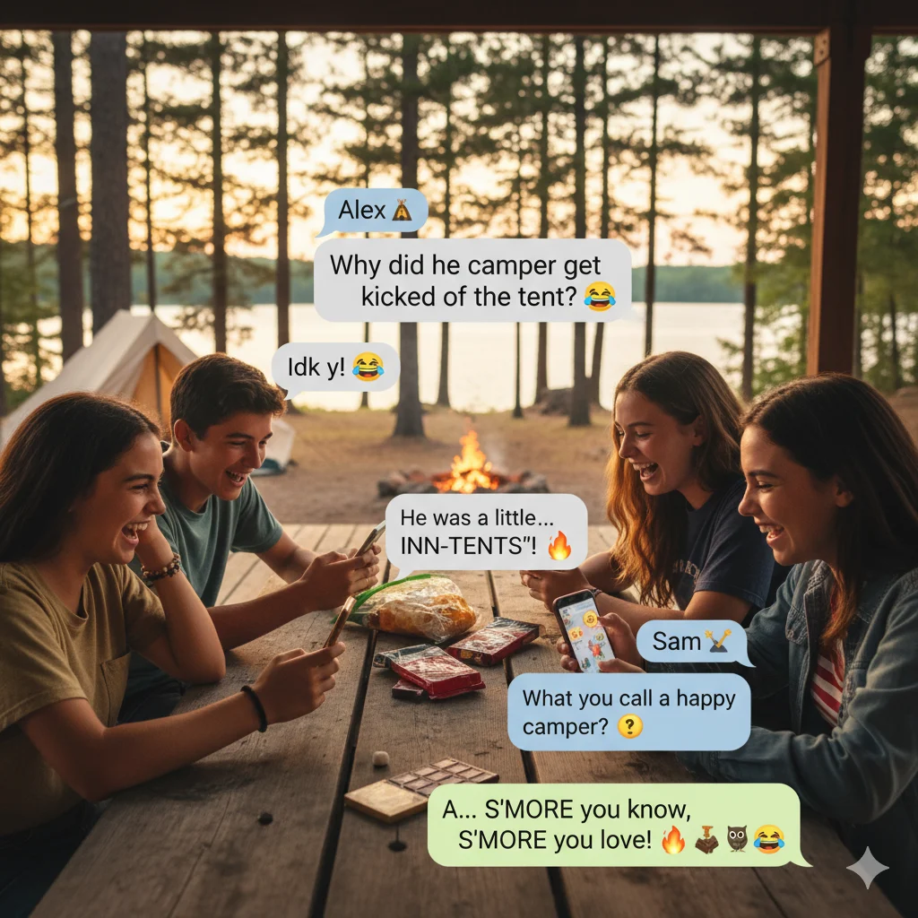 Fun Texting Examples for Sharing Camp Jokes