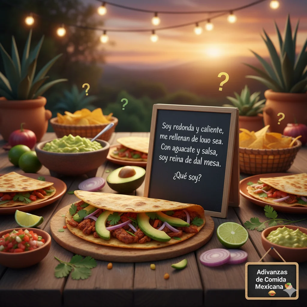 Adivinanzas de Comida Mexicana 🌮