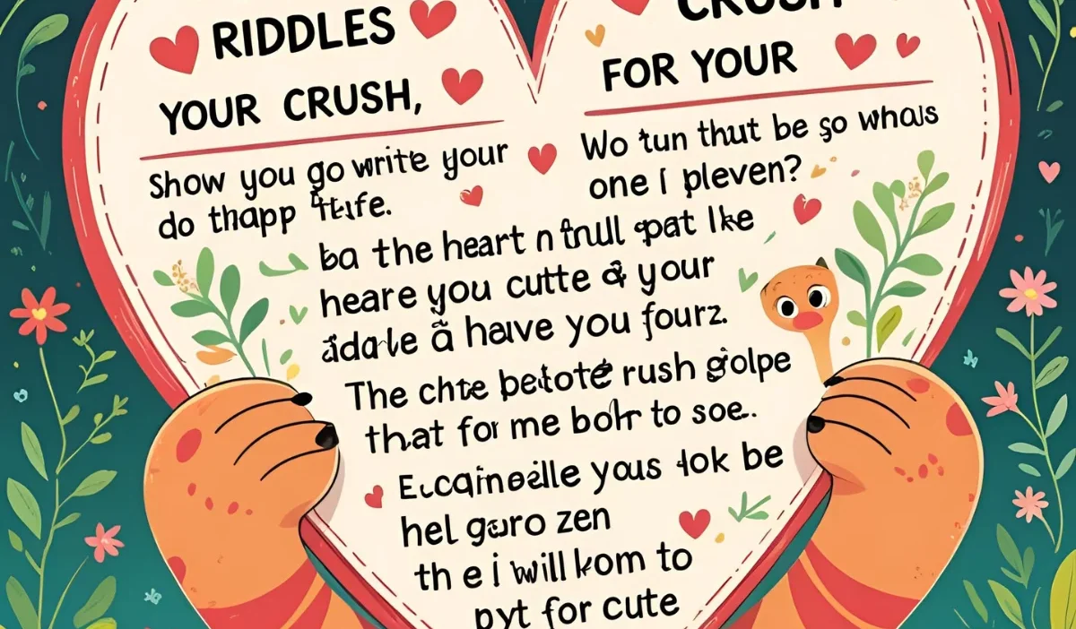 Cute Riddles for Your Crush