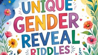 Unique Gender Reveal Riddles