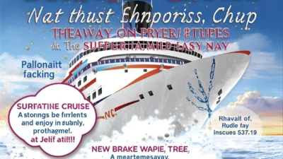 Riddles for Surprise Cruise