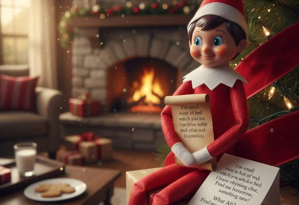 Elf on the Shelf Hiding Riddles