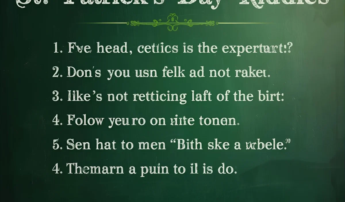 St. Patrick's Day Riddles